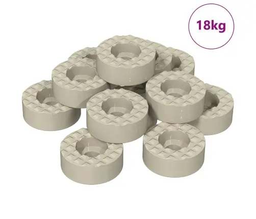 Kėdės Kojos Grindų Apsaugos 18000 Pcs Skaidrus Ø 15 X 16 Mm Pvc