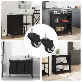 Sukamasis Ratukas 2 Pcs Juoda 40,4 X 40,4 X 19,7 Mm