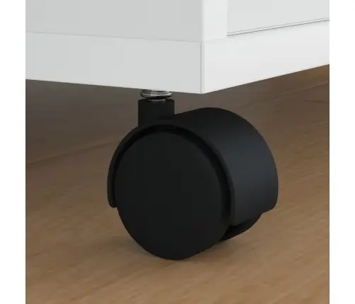 Pöörlev Rullik 12 Pcs Must 39,5 X 39,5 X 37,8 Mm Raud Ja Pp