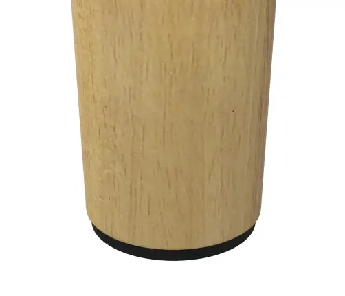 Mēbeļu Kājas 2 Pcs Brūna Ø 44 X 100 Mm Cieta Eikalipta Koksne Vidaxl