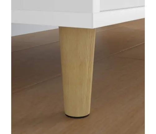 Mēbeļu Kājas 2 Pcs Brūna Ø 44 X 100 Mm Cieta Eikalipta Koksne Vidaxl