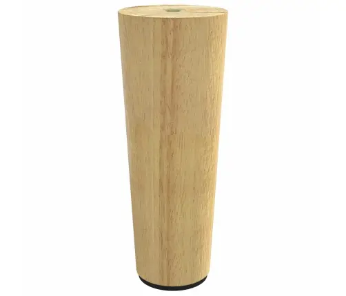 Mēbeļu Kājas 2 Pcs Brūna Ø 44 X 100 Mm Cieta Eikalipta Koksne Vidaxl