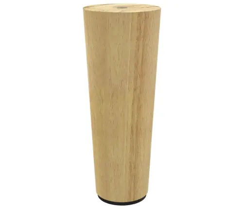 Mēbeļu Kājas 2 Pcs Brūna Ø 44 X 100 Mm Cieta Eikalipta Koksne Vidaxl
