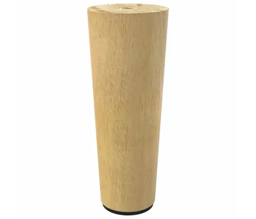 Mēbeļu Kājas 2 Pcs Brūna Ø 44 X 100 Mm Cieta Eikalipta Koksne Vidaxl