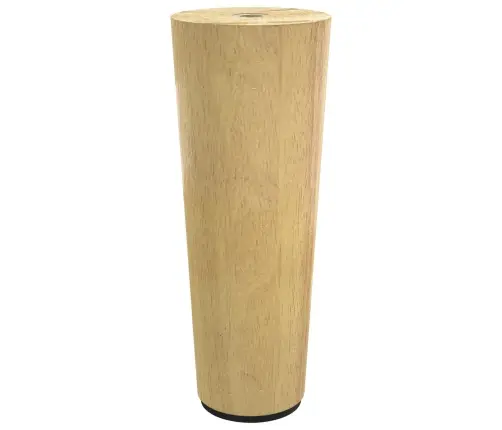 Mēbeļu Kājas 12 Pcs Brūna Ø 44 X 100 Mm Cieta Eikalipta Koksne Vidaxl