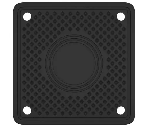 Mēbeļu Kājas Regulējams 12 Pcs Balts 64 X 64 X 100 Mm Pp Vidaxl
