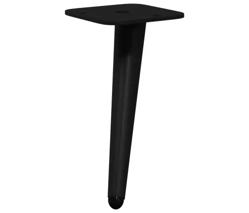 Stovinčios Kojos 2 Pcs Juoda 56 X 56 X 100 Mm Geležis