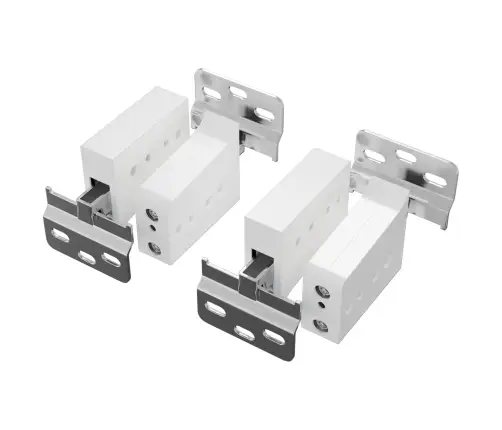 Skapja Piekārtais Stiprinājums 2 Pcs Balts 70 X 46 X 19 Mm Vidaxl