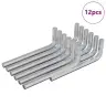 Sešu Stūru Atslēga 12 Pcs Sudraba 32 X 86 Mm Tērauds Vidaxl