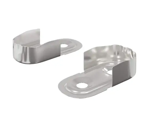 Skapja Stanga Turētājs 2 Pcs Baltais Cinks 40 X 18 X 10 Mm Vidaxl