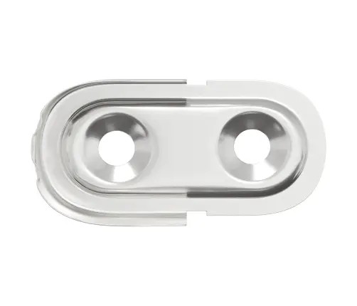 Skapja Stanga Turētājs 12 Pcs Baltais Cinks 40 X 18 X 10 Mm Vidaxl