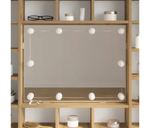 Spoguļu Gaismas 12 Pcs Balts 4.5 X 4.5 X 4.8 Cm Plastmasa Vidaxl