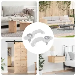 Led Līstes Klipi 2 Pcs Caurspīdīgs 23,8 X 7,3 X 4,3 Mm Vidaxl