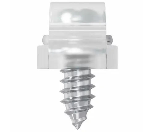 Led Līstes Klipi 12 Pcs Caurspīdīgs 2 X 1 X 0.5 Cm Vidaxl