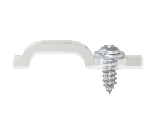 Led Līstes Klipi 12 Pcs Caurspīdīgs 2 X 1 X 0.5 Cm Vidaxl