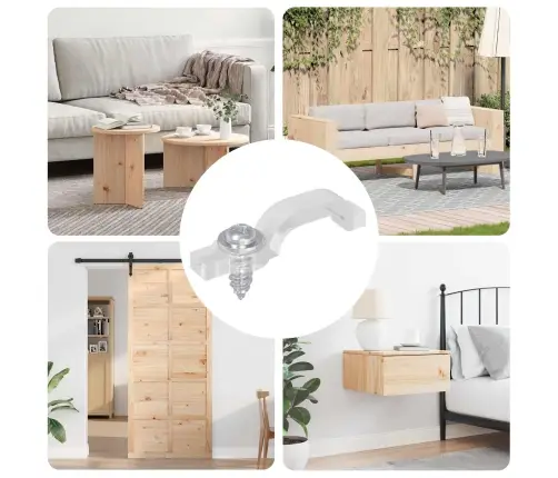 Led Līstes Klipi 12 Pcs Caurspīdīgs 2 X 1 X 0.5 Cm Vidaxl