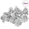 Pronged T-Nut 12 Pcs Sudraba M6 Mm Tērauds Vidaxl