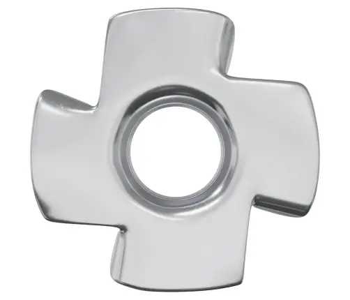 Pronged T-Nut 12 Pcs Sudraba M6 Mm Tērauds Vidaxl