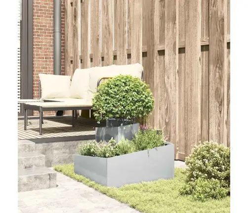 Aia Istutuspot Hõbedane 60 X 60 X 50 Cm Tsinkteras