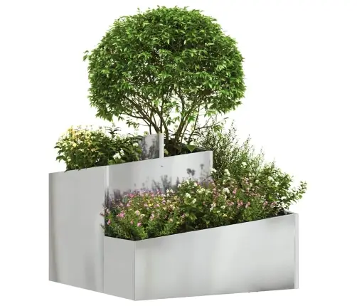 Aia Istutuspot Hõbedane 60 X 60 X 50 Cm Tsinkteras