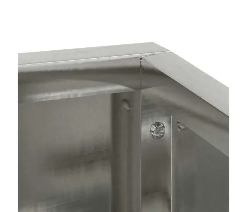 Pods 80X80X50 Cm Nerūsējošais Tērauds Vidaxl