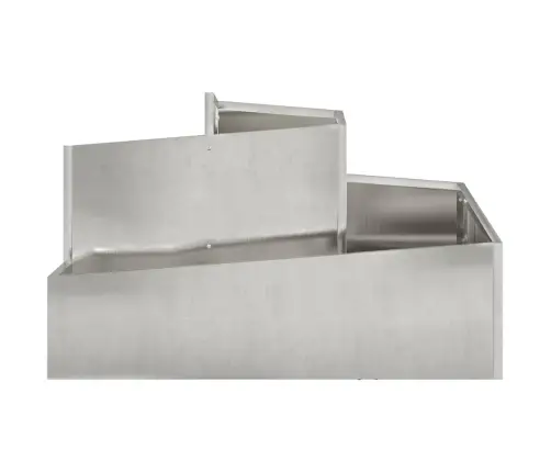 Pods 80X80X50 Cm Nerūsējošais Tērauds Vidaxl