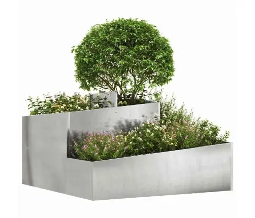 Pods 80X80X50 Cm Nerūsējošais Tērauds Vidaxl