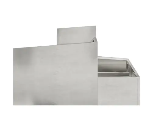 Pods 80X80X50 Cm Nerūsējošais Tērauds Vidaxl