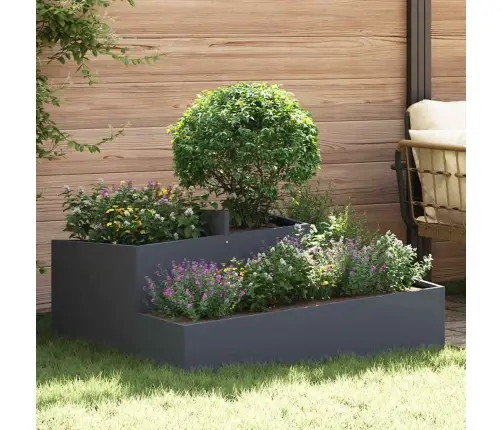 Sodo Vazonas Antracitas 100 X 100 X 50 Cm