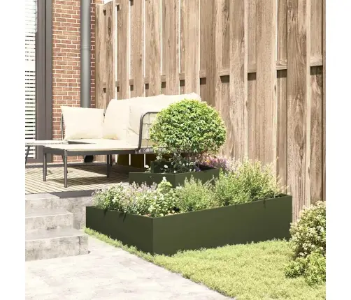 Sodo Vazonas Alyvuogių Žalia 100 X 100 X 50 Cm