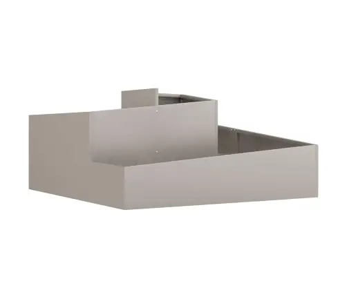 Dārza Stādītājs Brūna 100 X 100 X 50 Cm Laika Tērauds Vidaxl