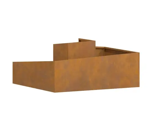 Dārza Stādītājs Brūna 100 X 100 X 50 Cm Laika Tērauds Vidaxl