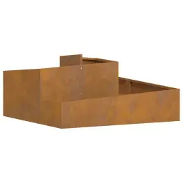 Dārza Stādītājs Brūna 100 X 100 X 50 Cm Novecināts Tērauds Vidaxl Dārza Stādītājs Brūna 100 X 100 X 50 Cm Novecināts Tērauds Vidaxl