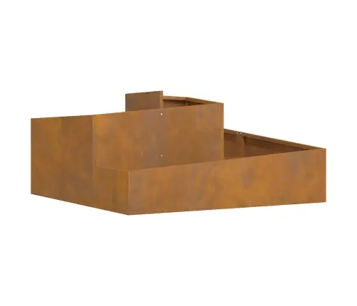 Dārza Stādītājs Brūna 100 X 100 X 50 Cm Laika Tērauds Vidaxl