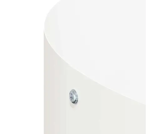 Baltais Metāla Pods Balts Metāls Vidējs Dekoratīvie Ielaidumi Vidaxl