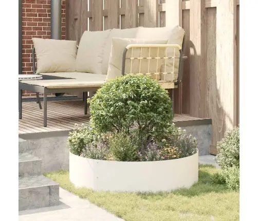 Baltais Podu Komplekts Balts Metāls Liels Podinātājs Vidaxl