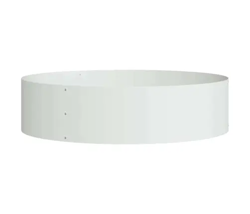 Baltais Podu Komplekts Balts Metāls Liels Podinātājs Vidaxl