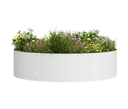 Baltais Podu Komplekts Balts Metāls Liels Podinātājs Vidaxl