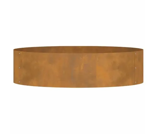 Stādītāja Gredzens 5 Pcs Brūna 80 X 80 X 20 Cm Laika Tērauds Vidaxl