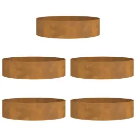 Stādītāja Gredzens 5 Pcs Brūna 80 X 80 X 20 Cm Vidaxl Stādītāja Gredzens 5 Pcs Brūna 80 X 80 X 20 Cm Vidaxl