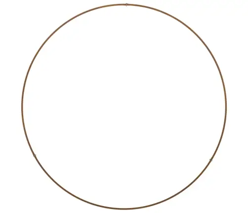 Stādītāja Gredzens 5 Pcs Brūna 80 X 80 X 20 Cm Laika Tērauds Vidaxl