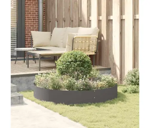 Vazonų Žiedas 5 Pcs Juoda 120 X 120 X 20 Cm