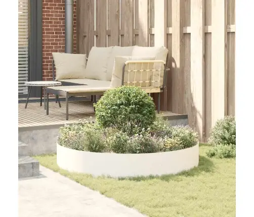 Baltais Metāla Pods Balts Metāls Liels Aplikuma Forma Vidaxl