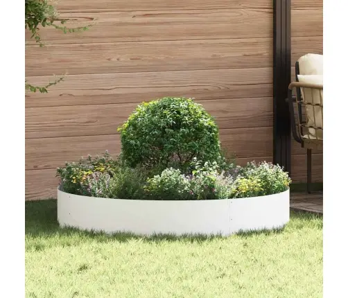 Vazonų Žiedas 5 Pcs Balta 120 X 120 X 20 Cm