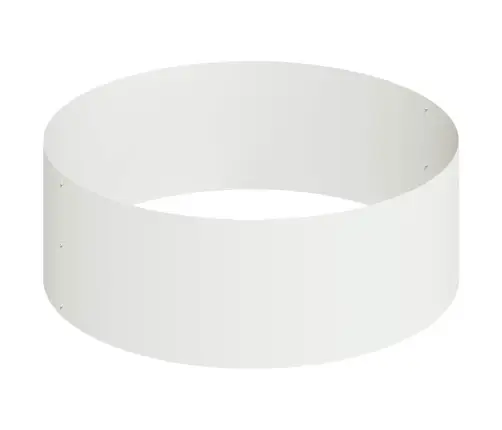 Sodo Vazonas Balta 90 X 90 X 20 Cm Šaltai Valcuotas Plienas