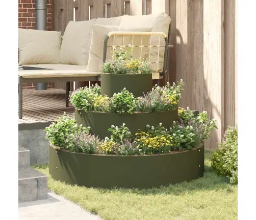 Sodo Vazonas Alyvuogių Žalia 90 X 90 X 20 Cm