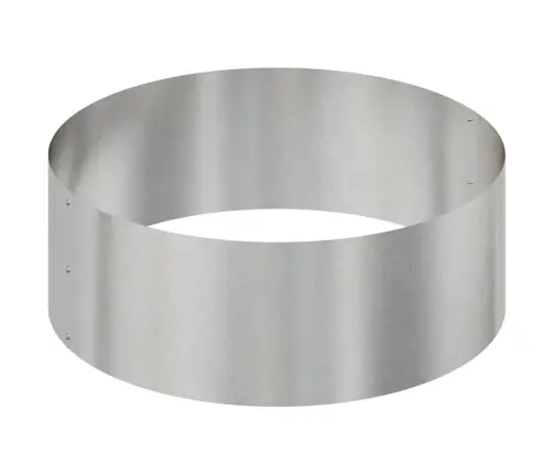 Sodo Vazonas Sidabro 90 X 90 X 20 Cm Nerūdijantis Plienas