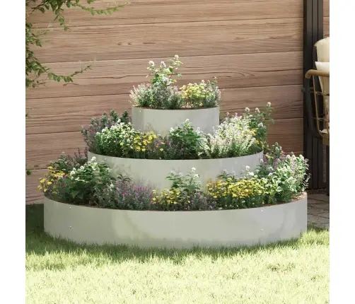 Aia Istutuspot Hõbedane 120 X 120 X 20 Cm Tsinkteras