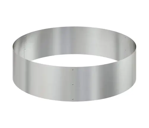 Aia Istutuspot Hõbedane 120 X 120 X 20 Cm Tsinkteras