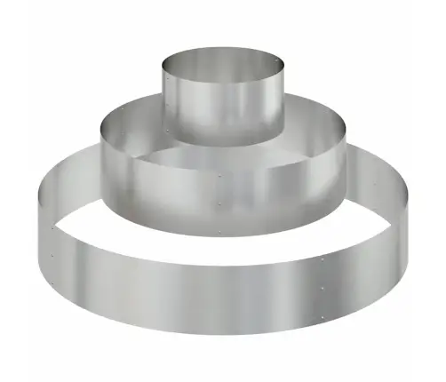 Aia Istutuspot Hõbedane 120 X 120 X 20 Cm Tsinkteras